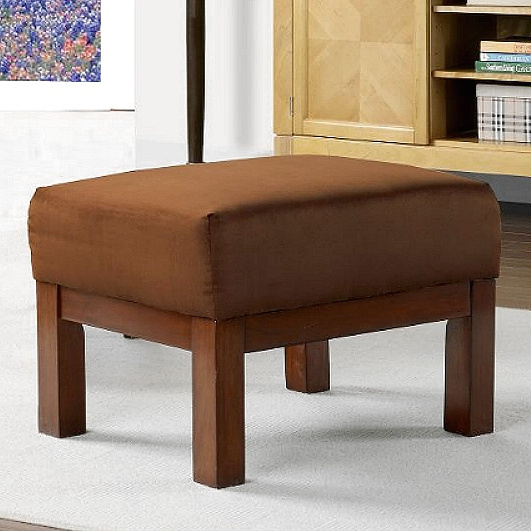 Mission Craftsman Oak Morris Ottoman